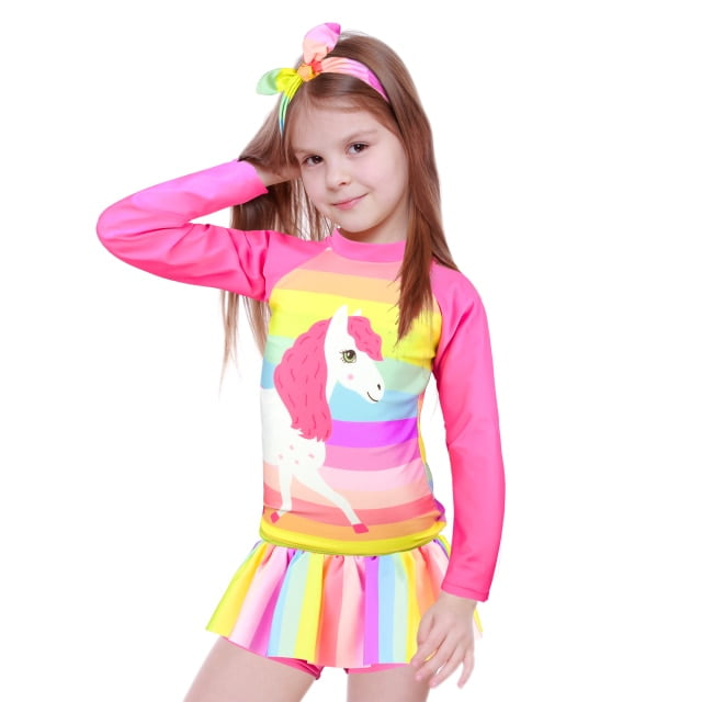 Color Fingers Short Sleeve Swim Set Color Fingers Short Sleeve Swim Set